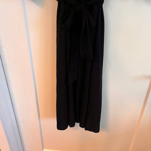 Draper James Black Jersey Knit Belted Wrap Dress Size XS - Picture 5 of 10